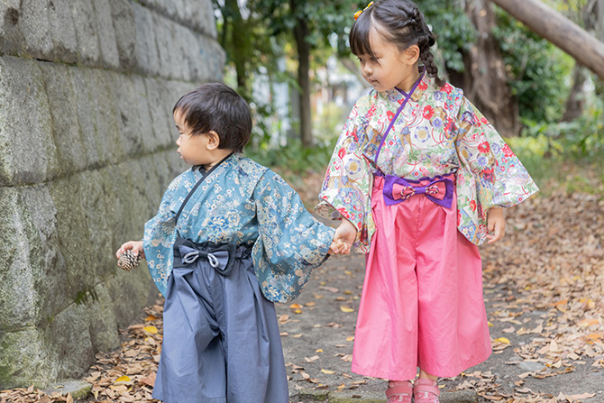 手づくり和装】記念日に着せたいベビー袴 | 縫いのくらし I ベビー服・こども服の型紙 ラ・スーラ